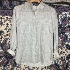 Reiss cotton button front shirt